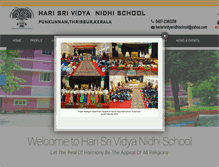 Tablet Screenshot of harisrividyanidhi.com